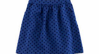 Boden Flock Spot Ponte Skirt, Red,Blue,Black 34461046