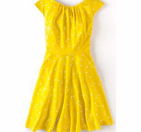 Boden Flowershow Dress, Daffodil Dotty Spot,Driftwood