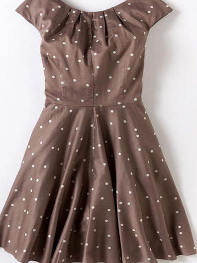 Boden Flowershow Dress, Driftwood Dotty Spot 34147983