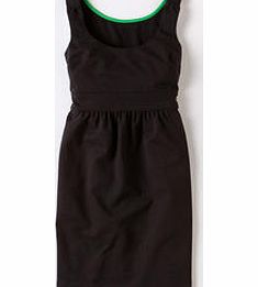Boden Francesca Ponte Dress, Black,Pink Daquiri 34120006