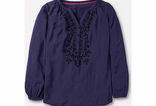 Boden Francesca Top, Blueberry/Black 34014266