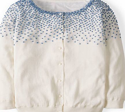 Boden French Knot Cardi Ivory Boden, Ivory 34710392