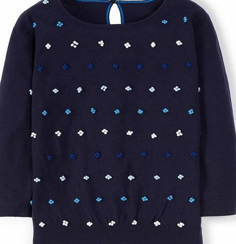 Boden French Knot Jumper Blue Boden, Blue 34729939