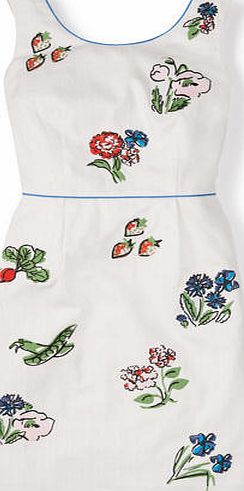 Boden Fruity Fun Dress Neutral Boden, Neutral 34667998