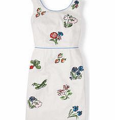 Boden Fruity Fun Dress, Neutral,Hazy Blue 34668046