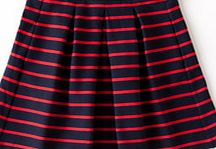 Boden Full Ponte Skirt, Navy/Bright Red 33971045