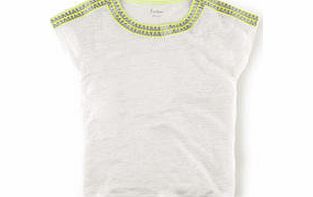 Boden Fun Summer Tee, Ecru,Spruce 34429316