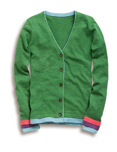 Boden Fun V Neck Cardigan