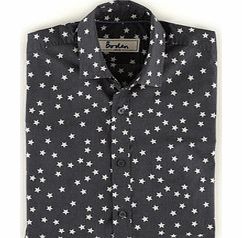 Garrick Shirt, Charcoal Star,Blue Stags 34220749