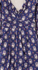 Boden Gathered Band Tunic, Blue Geo Floral 34345454