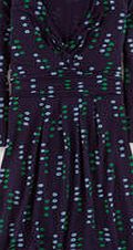 Boden Gathered Band Tunic, Navy Trailing Spot 34345736
