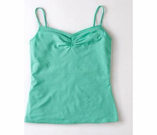Boden Gathered Cami, Teal,Light Bluebell,Candy Pink
