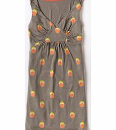 Boden Gathered Detail Tunic, Driftwood Disc Spot