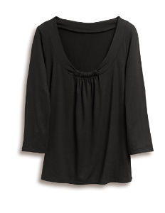 Boden Gathered Neck Top