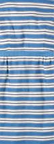 Boden Grace Dress, Forget-Me-Not/Dark Blue/Ivory