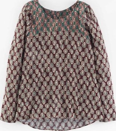 Boden, 1669[^]35188226 Groovy Swing Top Brown Hotchpotch Boden, Brown
