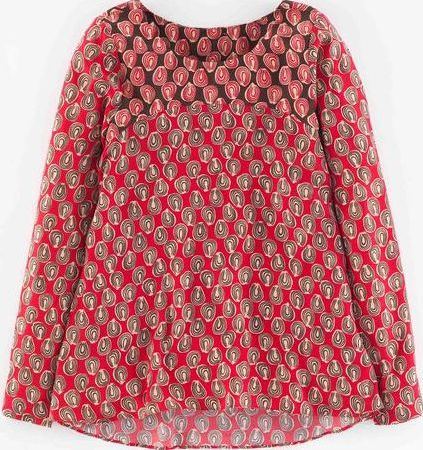 Boden, 1669[^]35188366 Groovy Swing Top Pink Hotchpotch Boden, Pink