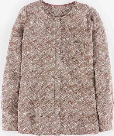 Boden, 1669[^]35188630 Gwyneth Top Browns Squiggle Boden, Browns