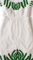 Boden Helena Dress, Ivory/Green 34141119