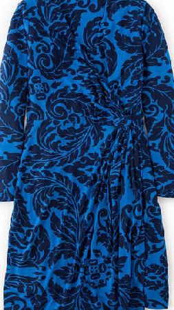 Boden Henrietta Dress, Cyan Damask 34398883