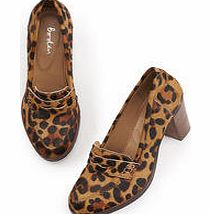 High Heeled Loafer, Tan Leopard 34213942