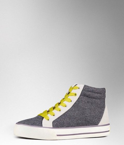 Boden High Top Trainer Shingle/Ivory/Chartreuse Boden,