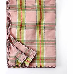 Boden Highland Blanket, Pink,Cream Check 34504100