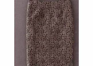 Boden Italian Lace Jacquard Skirt, Grey 33777251