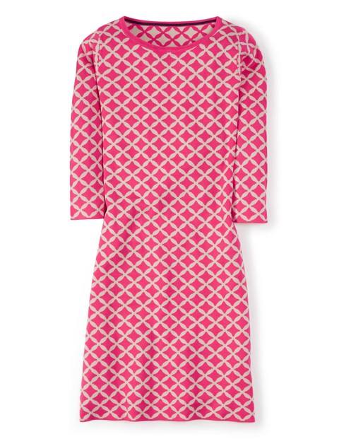Boden Jacquard Tunic Dress Tutti Frutti/Sandstone