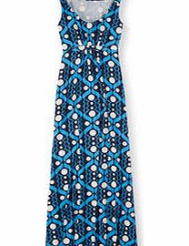 Boden Jersey Maxi Dress, Navy Retro Swirl,Black,Tutti