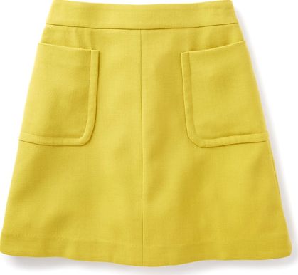 Boden Julia Patch Pocket Skirt Canary Boden, Canary