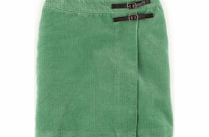 Boden Jumbo Cord Kilt, Green,Pink