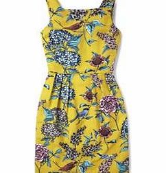 Boden Kiera Dress, Sulphur Botanical,Ivory