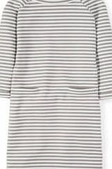 Boden Kiera Ottoman Dress, Moth/Ivory Stripe 34694018