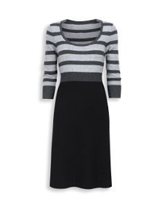 Boden Knitted Colourblock Dress