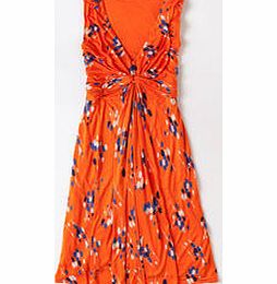 Boden Knot Detail Dress, Black,Beach Blue Vintage