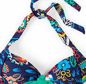Boden Knot Front Bikini Top, Tropical Floral 34669846