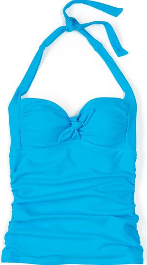 Boden, 1669[^]34568089 Knot Front Tankini Top Blue Boden, Blue 34568089