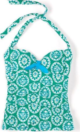 Boden, 1669[^]34567776 Knot Front Tankini Top Green Boden, Green 34567776