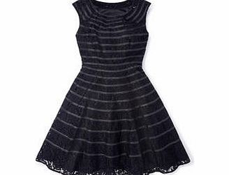Boden Lace Marilyn Dress, Black,Lapis 34487694