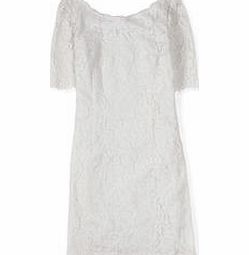 Boden Lace Tunic Dress, Capri Blue,White 34733428
