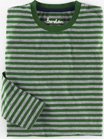 Boden, 1669[^]35013218 Layering T-shirt Highland Green/Grey Marl Boden,