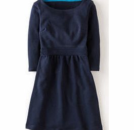 Boden Leila Ponte Dress, Blue,Lagoon,Black/Pearl
