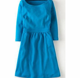 Boden Leila Ponte Dress, Lagoon,Black/Pearl