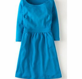 Boden Leila Ponte Dress, Lagoon,Fire