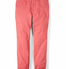 Boden Lightweight Cotton Trouser, Sail Red,Navy