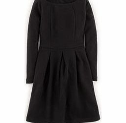 Boden Lindsey Ponte Dress, Black,Purple