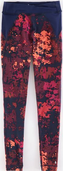 Boden, 1669[^]35219153 Long Active Legging Purple Abstract Print Boden,