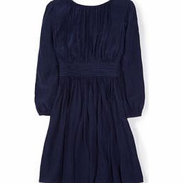 Boden Long Sleeve Selina Dress, Blue,Tutti Frutti,Ivy