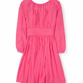 Boden Long Sleeve Selina Dress, Tutti Frutti,Blue,Ivy
